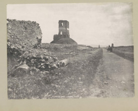 Appian way. Rome, page, photomechanical print, photographer: Samuel J. Beckett, Via Appia Antica, c