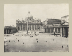 St. Peters. Rome, page, photomechanical print, photographer: Samuel J. Beckett, Vatican City, c.