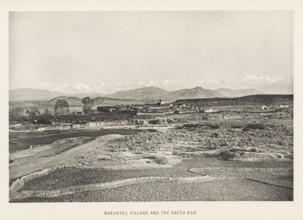 View of Maru Khel, Khyber Pakhtunkhwa, Pakistan, page, photomechanical print, caption: 'MARUKHEL