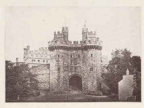 Lancaster Castle. 1876, View of Lancaster Castle, page, photomechanical print, photographer: