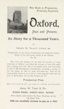 Old castle tower, page, photomechanical print, maker: Henry W. Taunt, Oxford, c. 1907 - in or