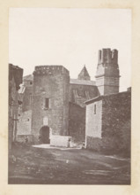 Santa Catalina gate at Torroella de Montgrí, Torroella de Montgrí, page, photomechanical print,