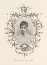 Portrait of Archduchess Maria Theresia of Bragança, JV Arciknezna Marie Terezie, page,