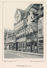 Exterior of buildings at Wendenstraße 12 and 14 in Braunschweig, Wendenstraße No. 12-14,