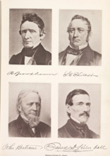 R Brookhouse SC Phillips John Bertram Edward D. Kimball, Photo reproductions of a portrait of