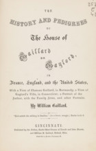 The history and pedigrees of the house of Gaillard or Gaylord, in France, England, and the United