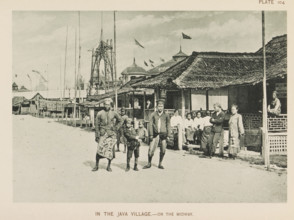Houses and people from Java at the World's Columbian Exposition in Chicago in 1893, In the Java
