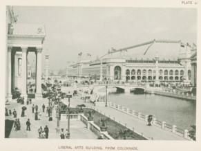 Liberal Arts Building, from colonnade, View of the building for technology and liberal arts at the