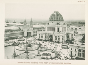 View of the Administration Building, designed by Richard Morris Hunt at the World's Columbian