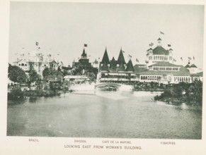 Looking east from Woman's Building, View of the World's Columbian Exposition in Chicago in 1893