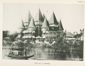 Cafe de la Marine, View of the Café de la Marine at the World's Columbian Exposition in Chicago in