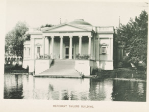 View of the Merchant Taylors' Company pavilion at the World's Columbian Exposition in Chicago in