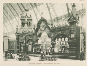 Russian exhibit.- Manufactures Building, Exhibition of Russia at the World's Columbian Exposition