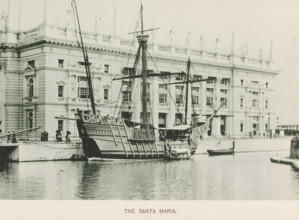 The Santa Maria, Replica of the Santa Maria, a sailing ship of Christopher Columbus, at the World's