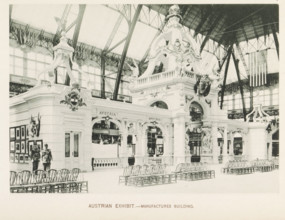Exhibition of Austria at the World's Columbian Exposition in Chicago in 1893, Austrian exhibit.-