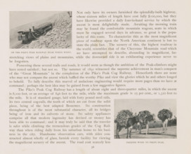 Packing wood to Pike's Peak, Three pack mules loaded with wood, page, photomechanical print,