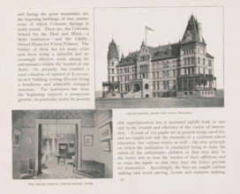 View of a nursing home in Colorado Springs, Child-Drexel home for Union Printers, page,