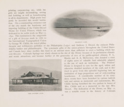 Prospect Lake, View of the Country Club of Colorado Springs, page, photomechanical print, Colorado
