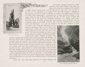The three graces, View of the Three Graces in the Garden of the Gods in Colorado, page,