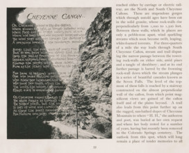 Passage in the rocks of Williams Canyon in Colorado, The Narrows, Williams Cañon, page,