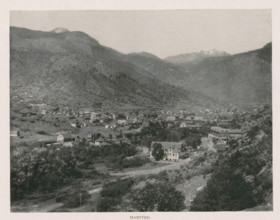 Manitou, View of Manitou Springs, page, photomechanical print, Manitou Springs, cliché maker: New