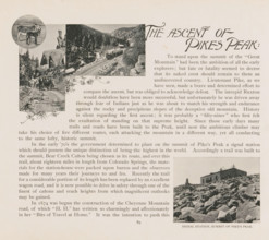 Signal station, summit of Pike's Peak, View of the signal station on Pikes Peak, page,