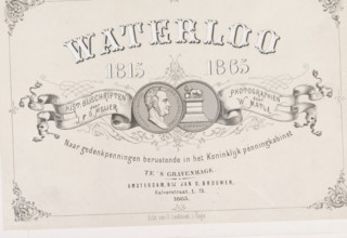 Waterloo 1815-1865: after commemorative medals in the Royal Medal Cabinet, book, photographer:
