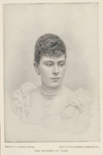 The Duchess of York, reproduction, page, photomechanical print, photographer: Joseph Ridgway