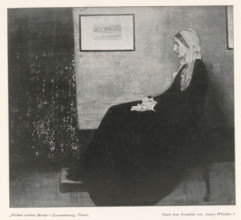 Bildnis meiner Mutter' (Luxembourg, Paris), Reproduction of Whistler's Mother by James Abbott