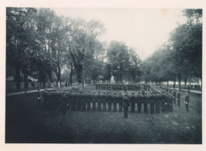 General muster, photograph, page, photographer: Edward H. Hart, United States Naval Academy, cliché