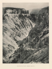 Inspiration point, Grand Canyon, page, photomechanical print, photographer: Frank Jay Haynes,