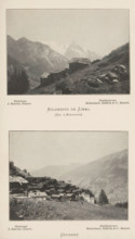 Grimenz, View of Grimentz, page, photomechanical print, maker: Joseph Bouvier, cliché maker: