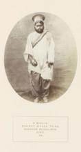 Portrait of an unknown man from the Narejo Sindhi tribe in Sindh, Pakistan, photograph, page,