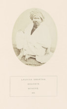 Portrait of an unknown priest from the Smarta Brahmin community of Mysore, Karnataka, India,
