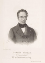 Joseph Lebeau, Reproduction of a photograph of a portrait of Joseph Lebeau, print, reproduction,