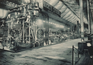 Société John Cockerill Seraing, View of a setup of Société Anonyme John Cockerill from Seraing at