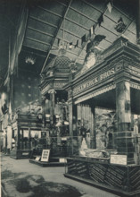 View of the food section of the Belgian part of the Antwerp World Exhibition in 1894, Section