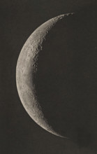 View of the moon, Photographie lunaire obtenue a l'observatoire de Paris, page, photomechanical