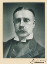 The most noble the marquis of Londonderry, KG, photograph, page, inscription: '55, Baker St,