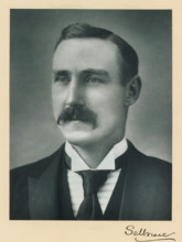 The right honorable the earl of Selborne, photograph, page, annotation, inscription: '25, Old Bond