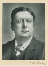 The right honorable Robert William Hanbury, photograph, page, annotation, inscription: '55, Baker