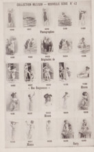 25 portraits of models in swimsuits, Collection Nilsson - Nouvelle Série, page, photomechanical