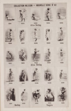 25 portraits of ladies in swimwear, named Alice Darling and Fougère, Collection Nilsson - Nouvelle