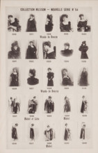 25 portraits of Wanda de Boncza and Mabel, Collection Nilsson - Nouvelle Série, page,