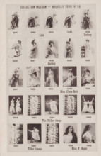 25 portraits of Litié, Saulnay, singer Clara Butt, The Tiller Troupe and Miss V. Royal, Collection