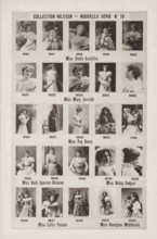 25 portraits of Stella Castille, Mary Jerrold, Fay Davis, Enid Spencer-Brunton, Daisy Sedger,