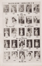 25 portraits of Maggie May, Mary Collette, Jessie Huddlestone and May Yohe, Collection Nilsson -