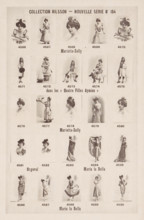 25 portraits of Mariette-Sully, Orgeval and Maria la Bella, Collection Nilsson - Nouvelle Série,