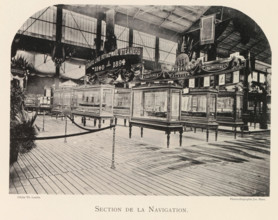 Exhibition of ship models during the World Exhibition in Antwerp, Section de la Navigation, page,