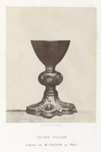 Italian chalice, Calice italien, photograph, page, number: 'PL. 11.', inscription: 'cabinet de Mr